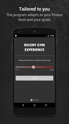 Gym android App screenshot 3